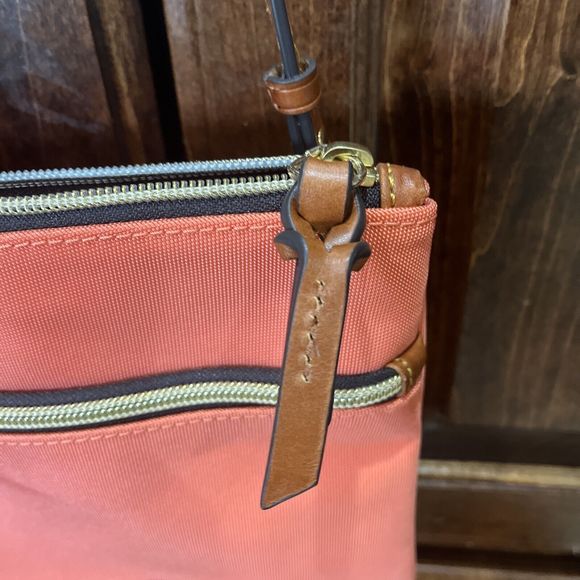 Dooney And Bourke Nylon Double Zip Crossbody Bag with tags - Picture 12 of 15